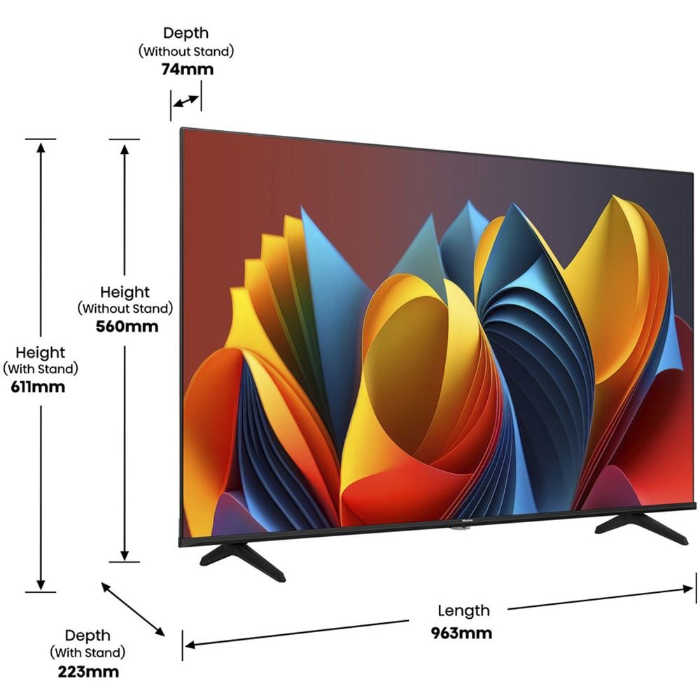 Televizor QLED Smart HISENSE 50E7NQ, Ultra HD 4K, HDR, 126cm, Nou