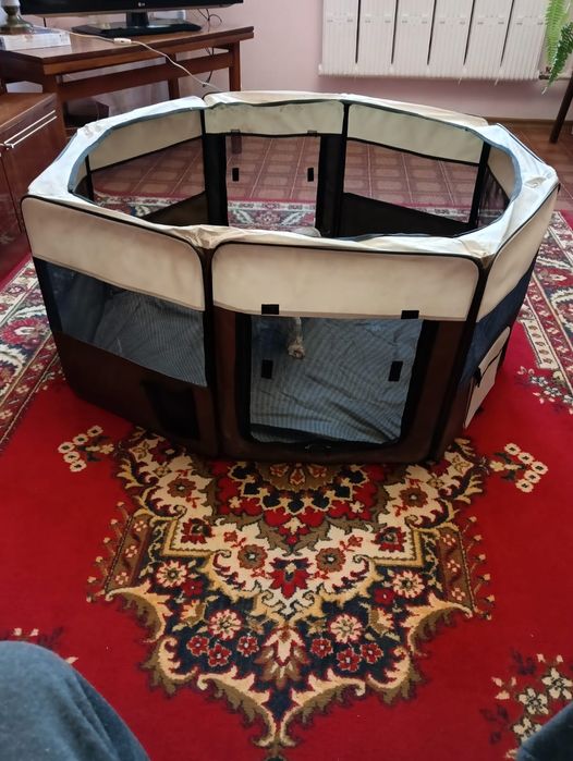 Манеж сборный для собачки