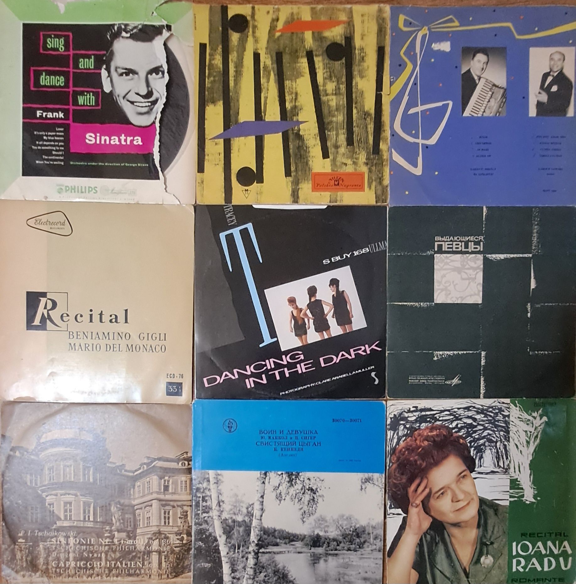 Lot 43 de viniluri mijlocii