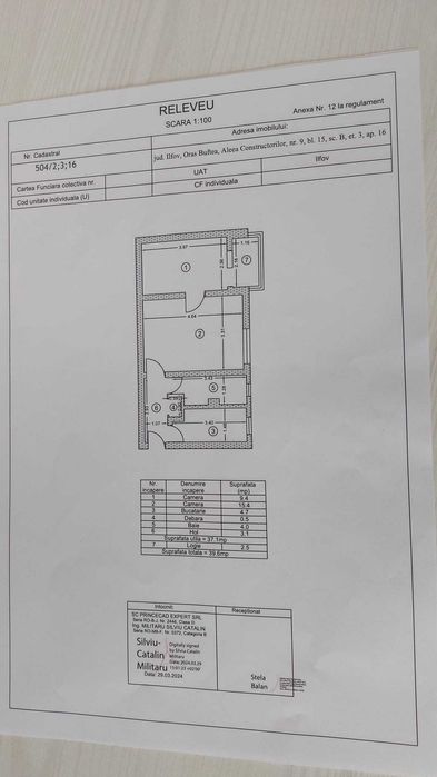 Proprietar, vand apartament 2 camere Buftea