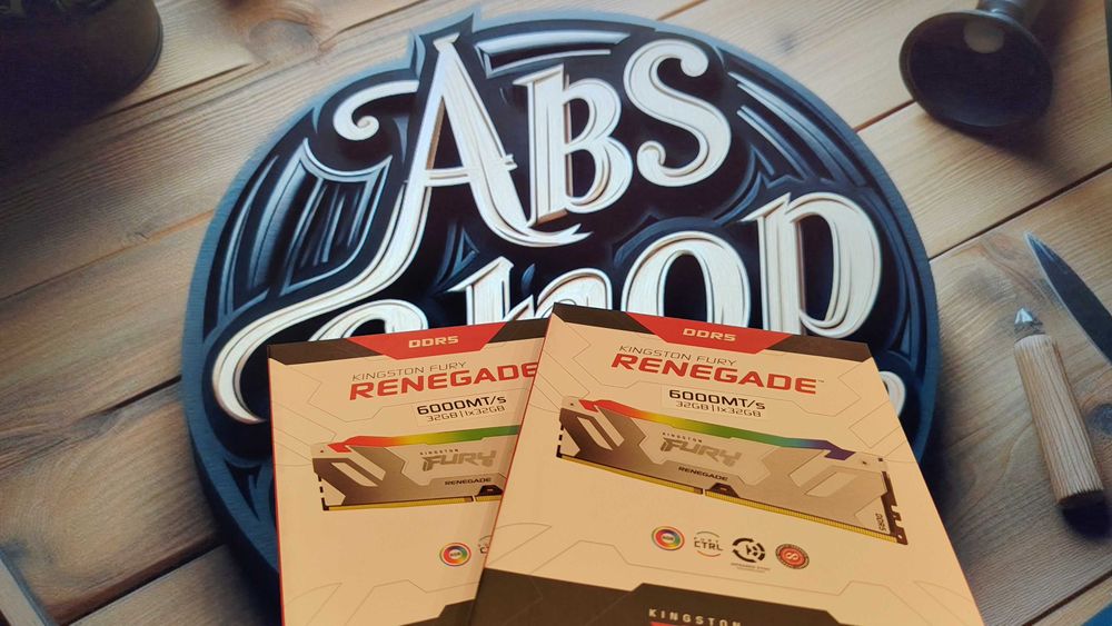 Новая память DDR5 Kingston Fury Renegade 64GB (2 x 32GB) 6000 MHz CL32