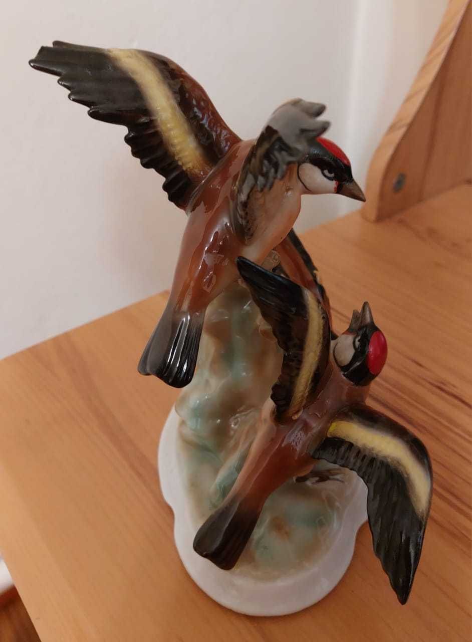 Статуэтка фарфоровая Птицы Германия (есть дефекты)