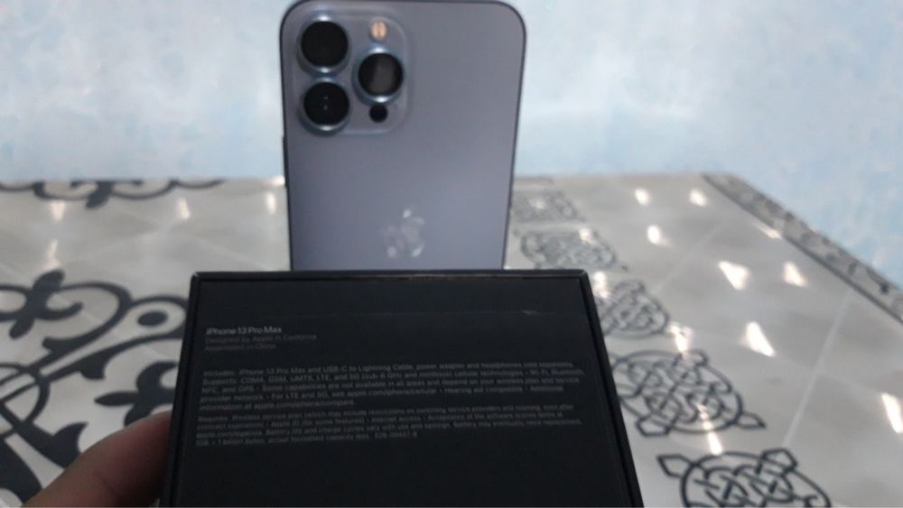 Продаётся совсем новый iphone 13 pro max sierra blue 128gb LLA