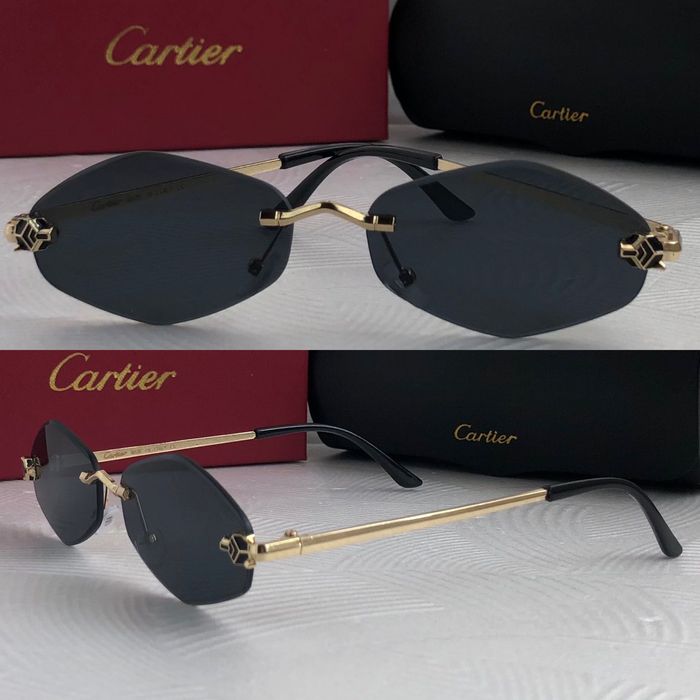Cartier Panthere  ochelari pentru femei cu romburi 3 culori