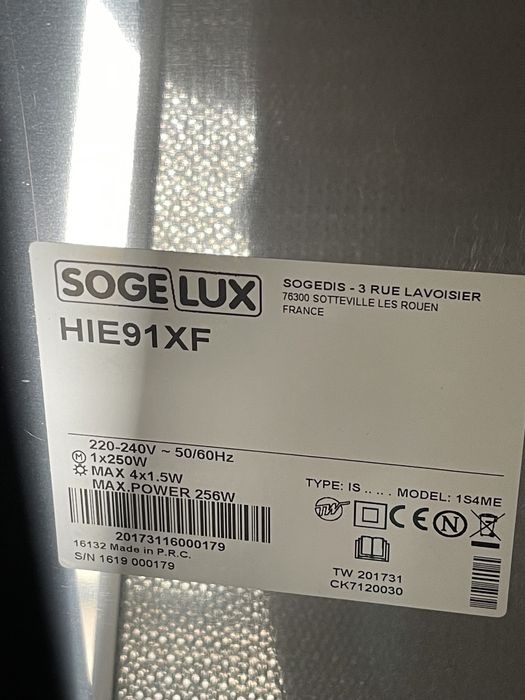 Hota decorativa Sogelux HIE91XF