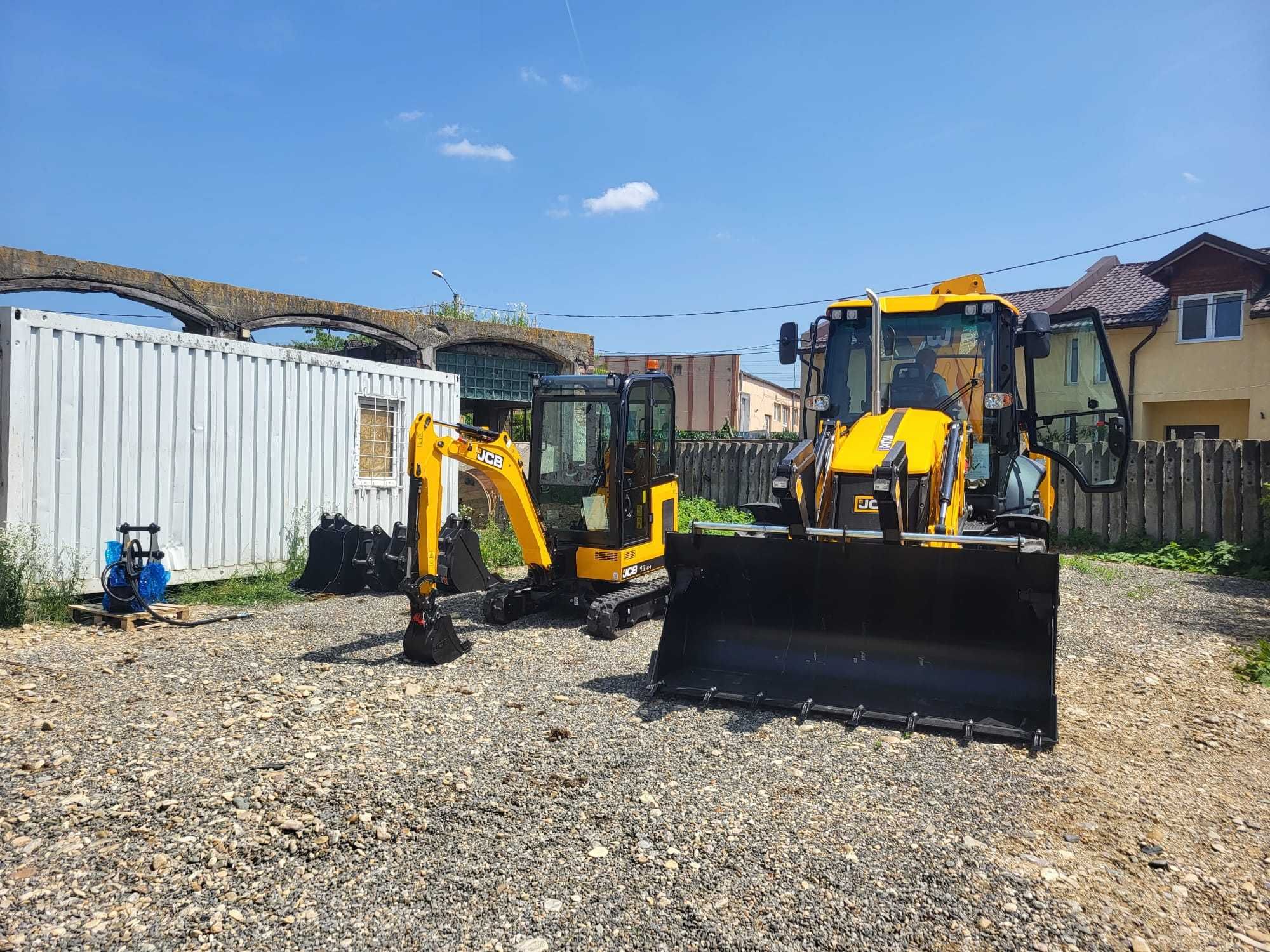 Prestam servicii buldoexcavator si miniexcavator