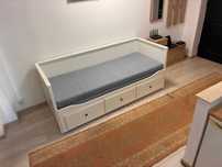 Canapea (pat extensibil) HEMNES din lemn masiv.