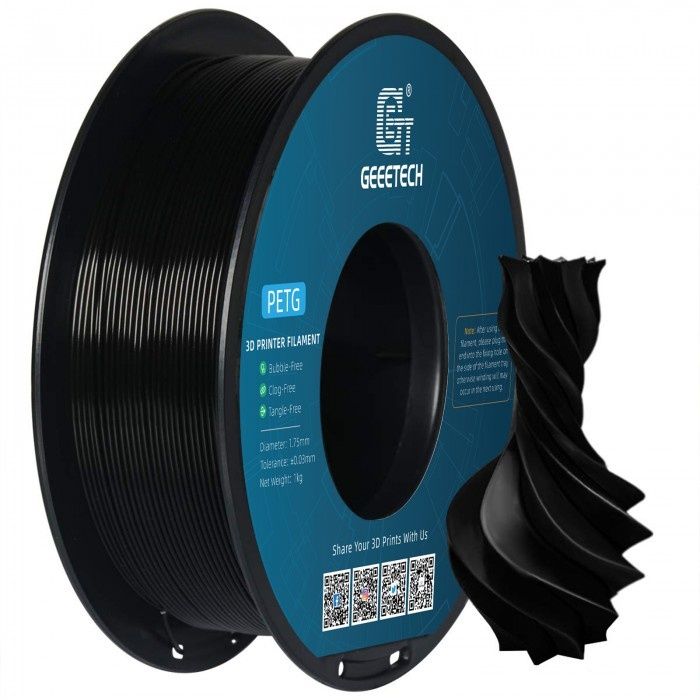 Филамент 1kg за 3d принтер Petg black Geeetech blue, brown син и светл