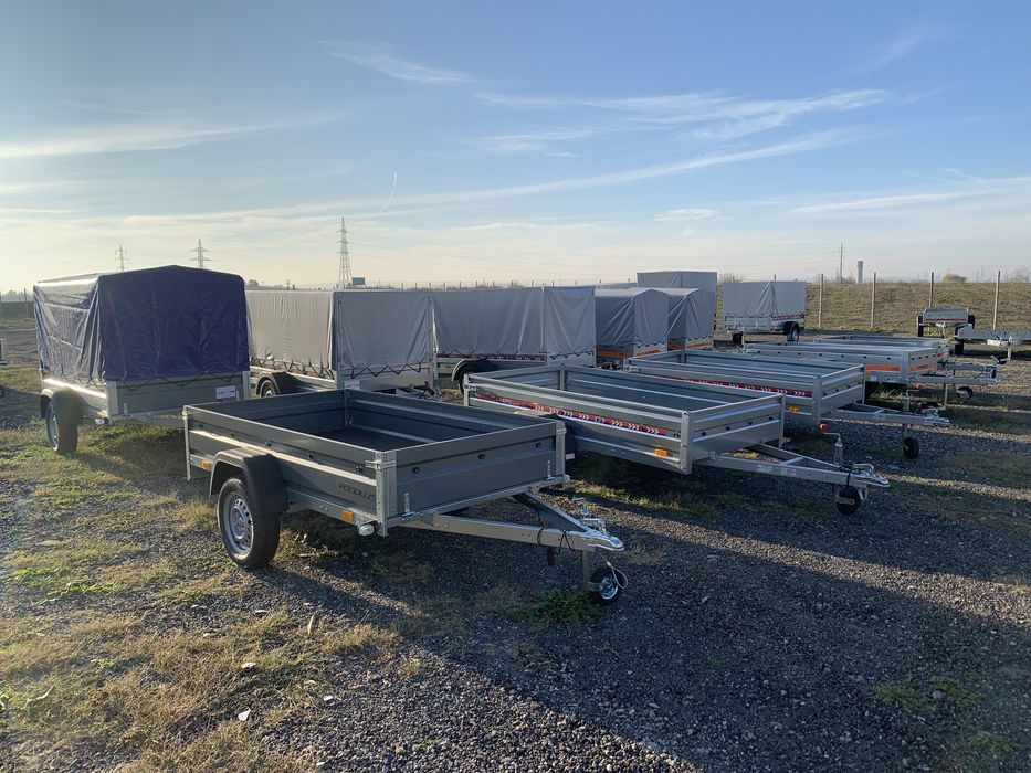 Remorca 750 kg 1 si 2 axe, Transport Marfa, Atv, Moto - Pret Imbatabil