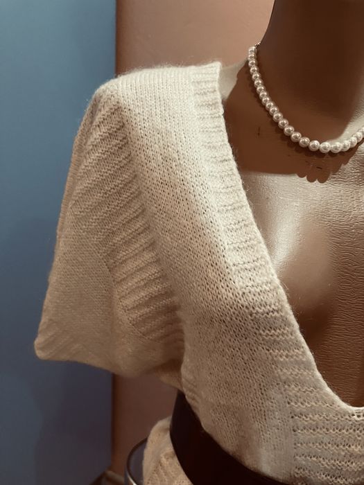 Bluza lana alba ….