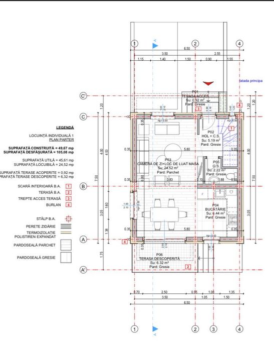 Casa individuala P+1E Burdujeni TVA inclus