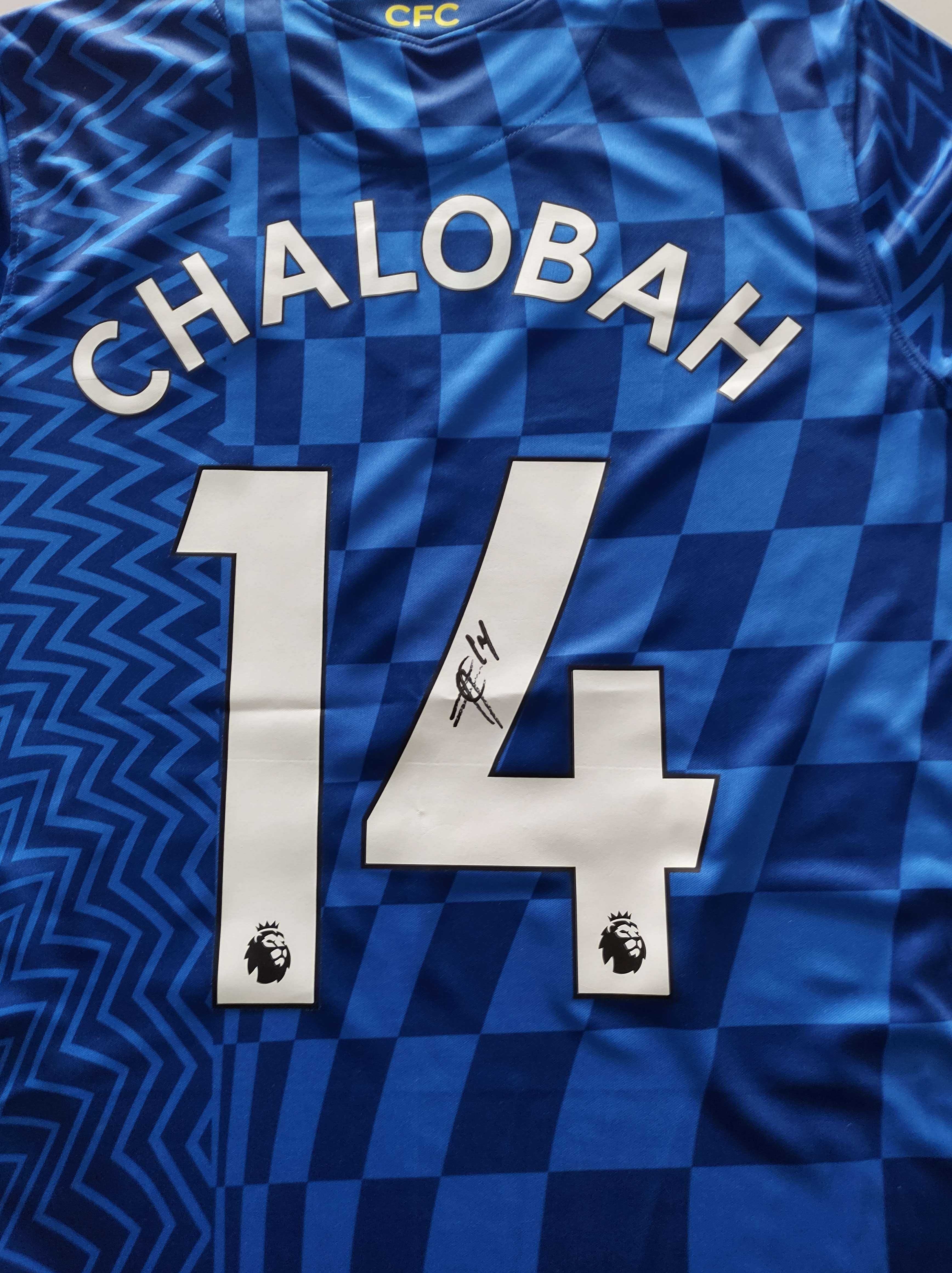 Tricou Semnat Chalobah Chelsea COA (Cu Certificat de Autenticitate)