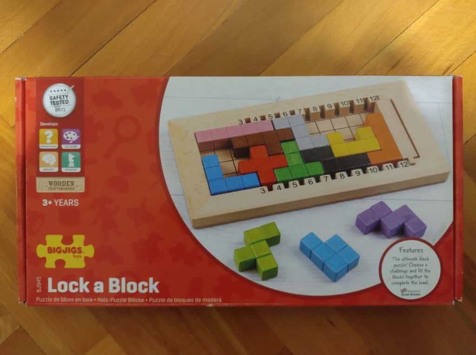 Joc de invatare copii - Lock a Block BigJigs