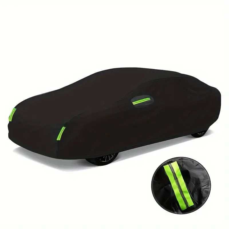Prelata husa auto neagra Oxford Premium inter argintiu YXL 540x175x150