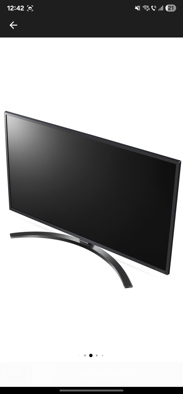 Televizor Smart 108 cm LG NanoCell 4K