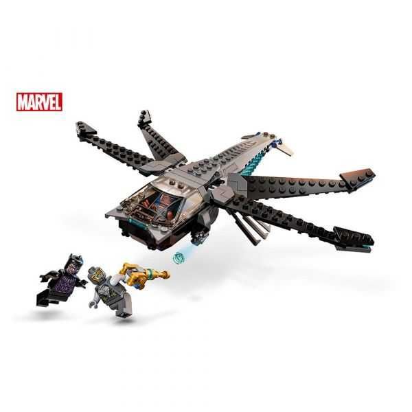 LEGO Marvel 76186 - Nava libelula a Panterei Negre