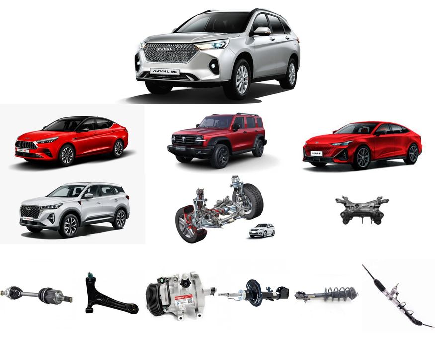 Ходовая Часть , стойки , амортизаторы ,Подрамник, Рулевая рейка ,