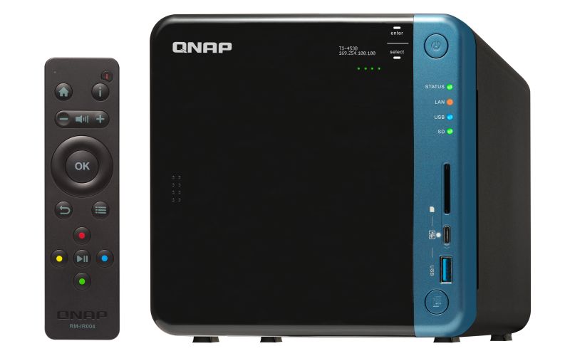 Сетевой RAID-накопитель (NAS) QNAP TS-453B-8G