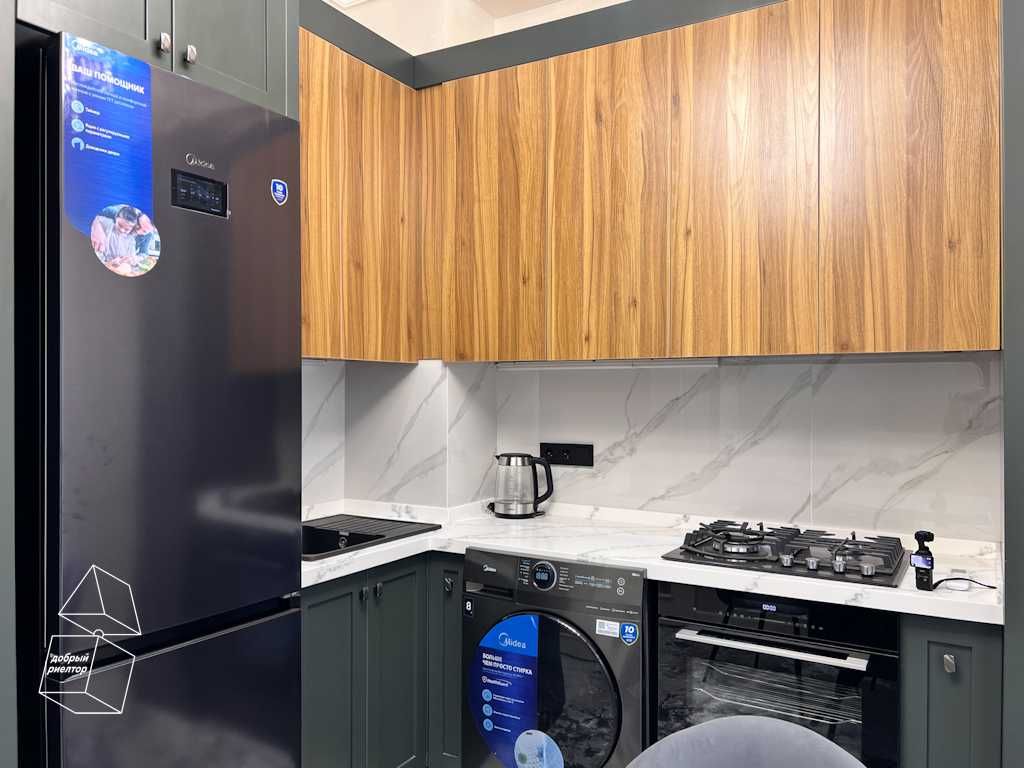 (Добрый) Fazo Residence, Карасу 2, 50 м², 2/7/7,  Богатый интерьер