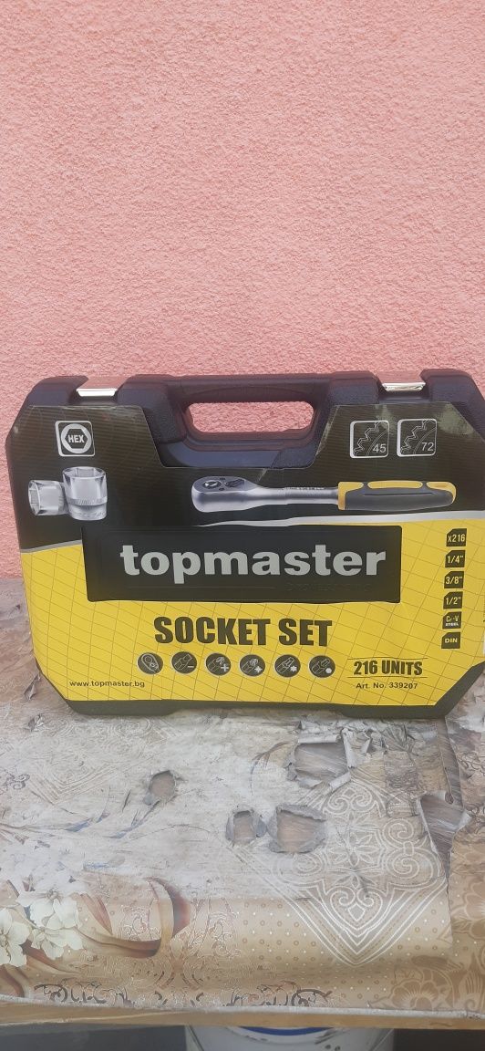 НОВО Гедоре Topmaster 216 части