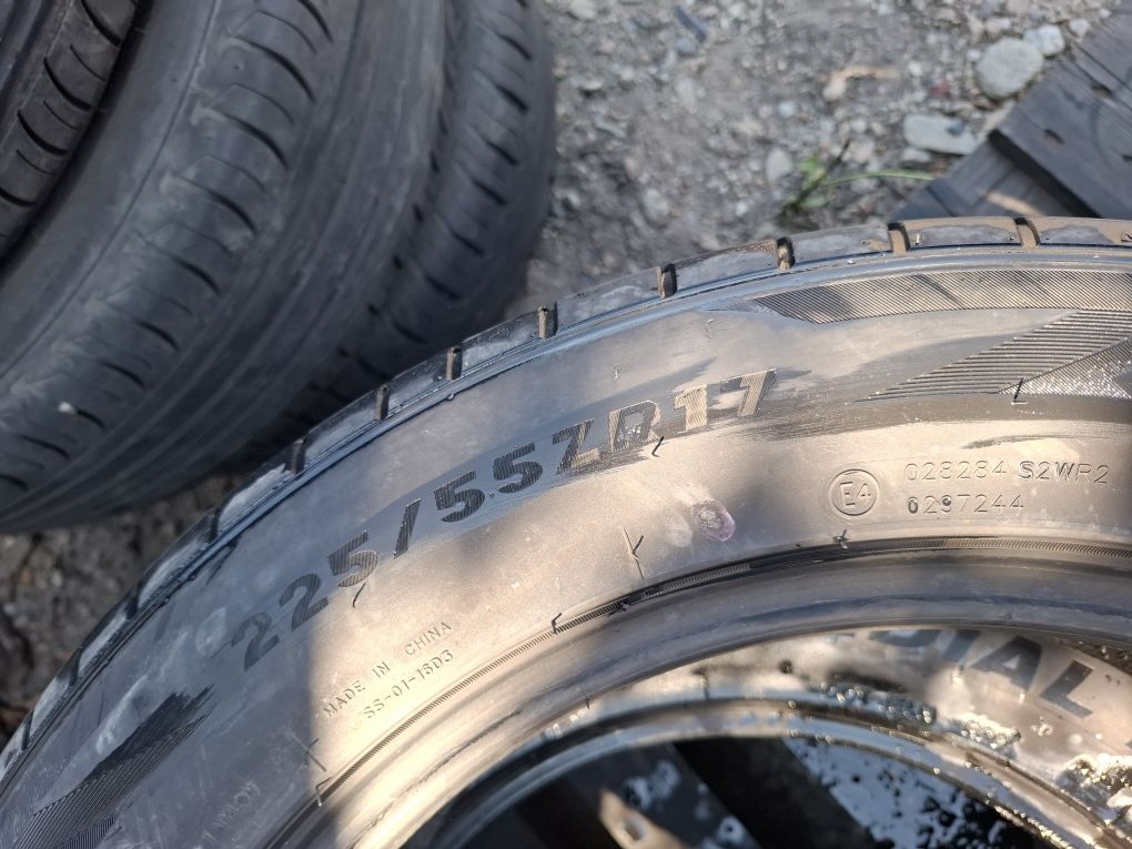 Vand 2 anvelope 225 55 17 Minerva de vara bune dot 2018