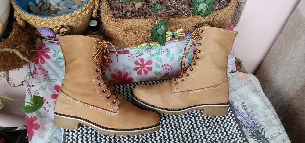 Ботуши от естествена кожа 41н.