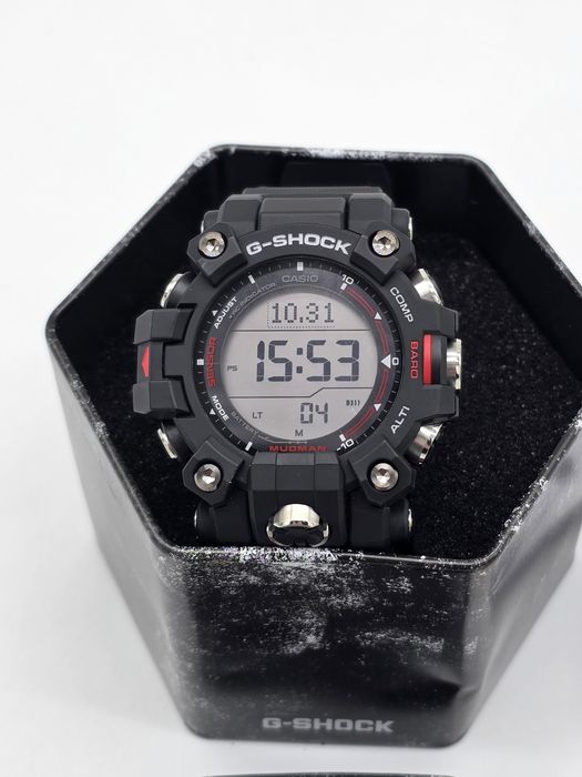 Casio G-Shock GW-9500-1 solar, negru, NOU