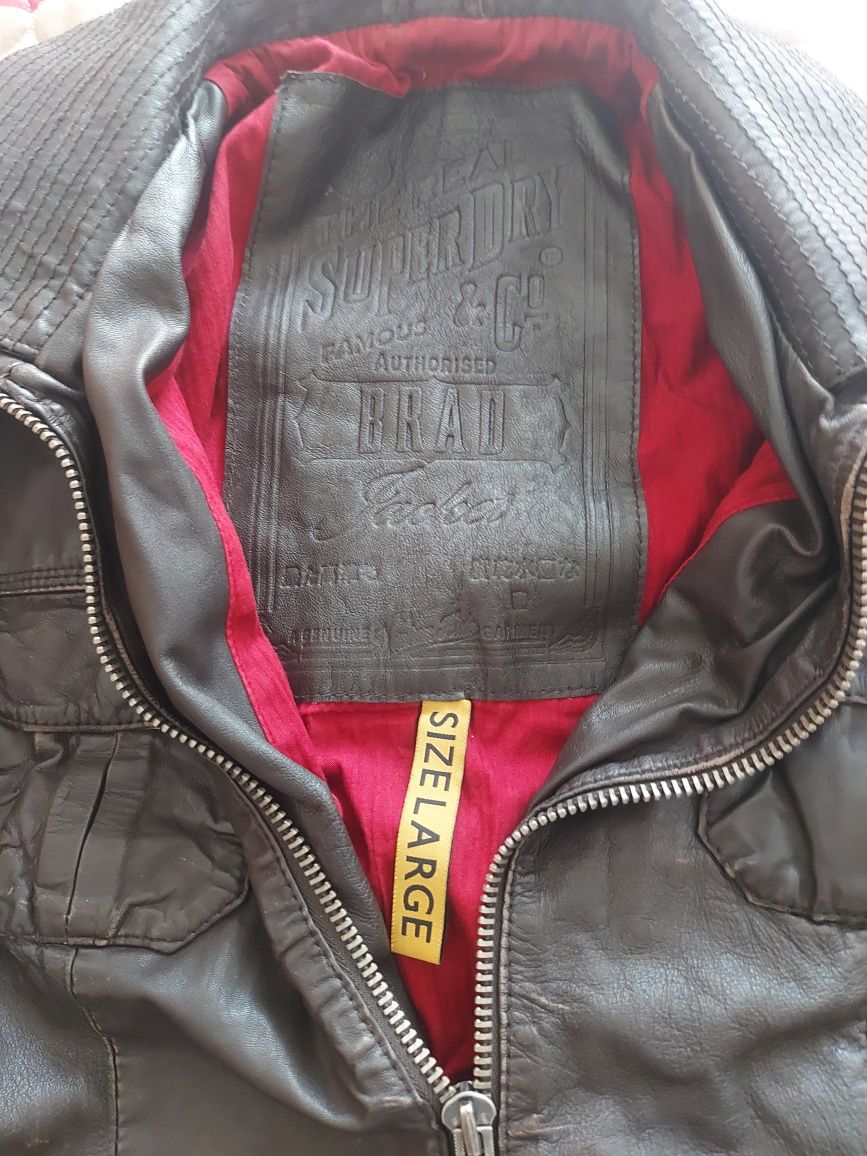 Superdry Brad кожено яке