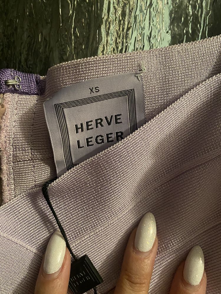 Rochie bandage Herve Leger noua cu eticheta mov violet