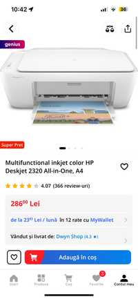 Vand imprimanta  colorHP Deskjet 2320 All-in-One, A4