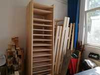 Spalier gimnastica cu 12 trepte, 200/80cm, lacuit