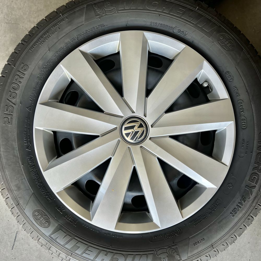 Roti de vara VW 16" / 5x112 / Jante tabla + anvelope