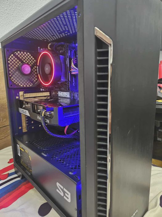 PC Gaming Ryzen 5500, Rx ASUS 6600 8gb, 16gb ram 150-300fps cs 2