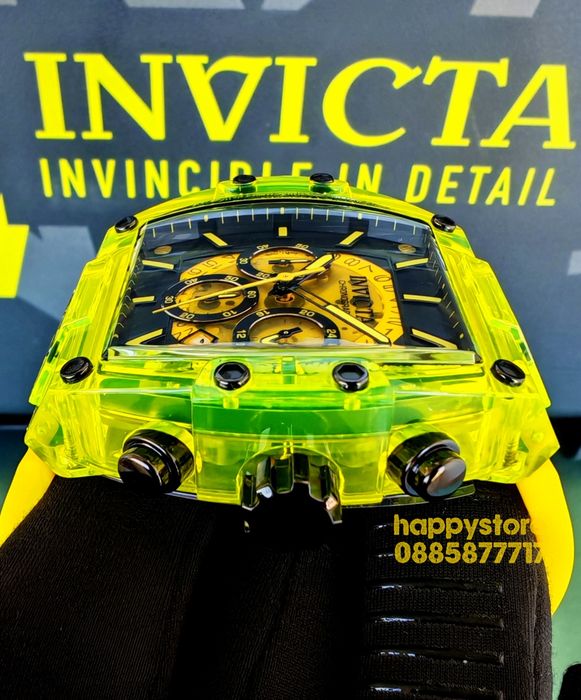 INVICTA S1 Rally yellow 49 mm, Инвикта нов ръчен часовник