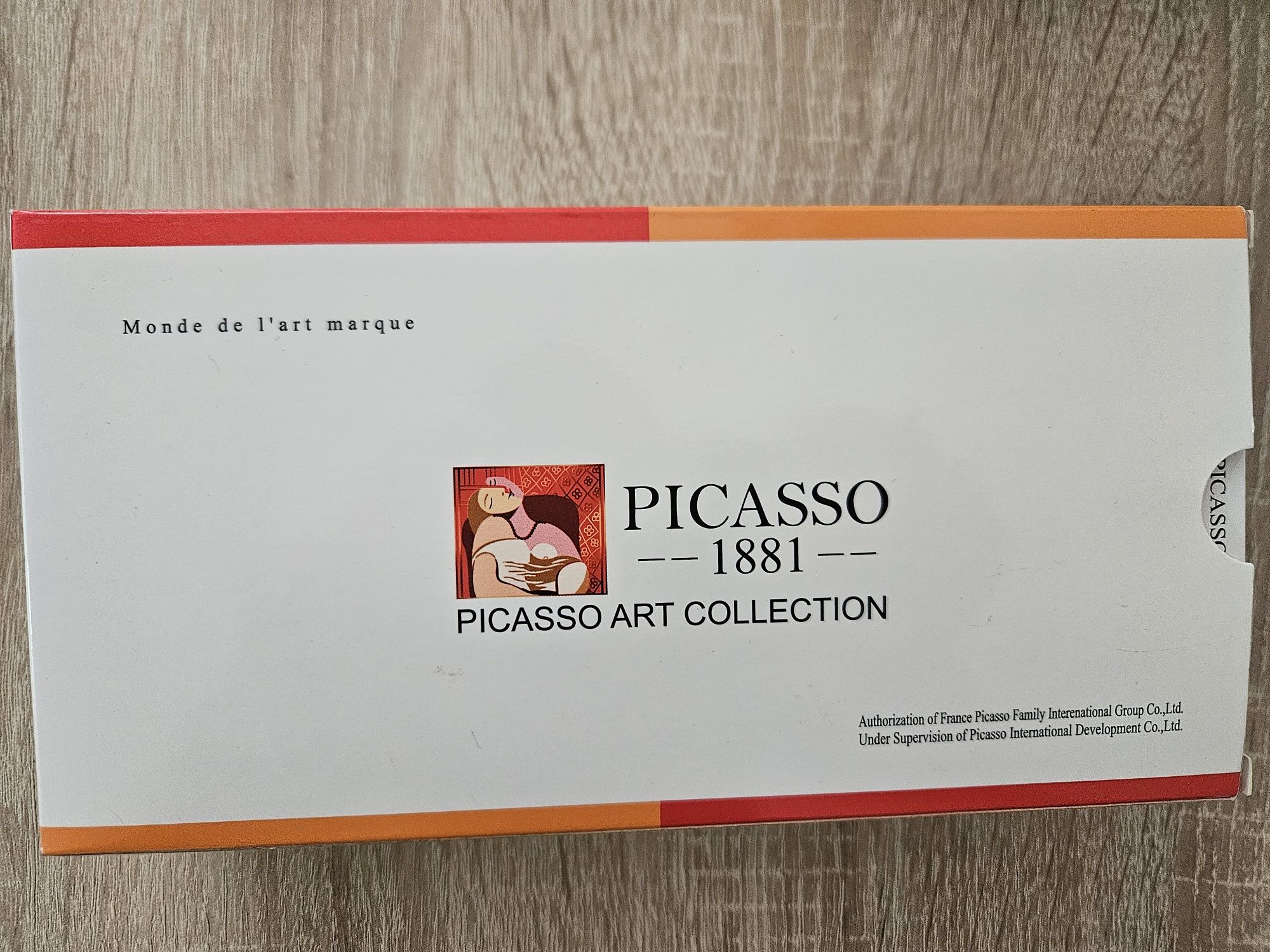 Set stilou si pix picasso negru art collection