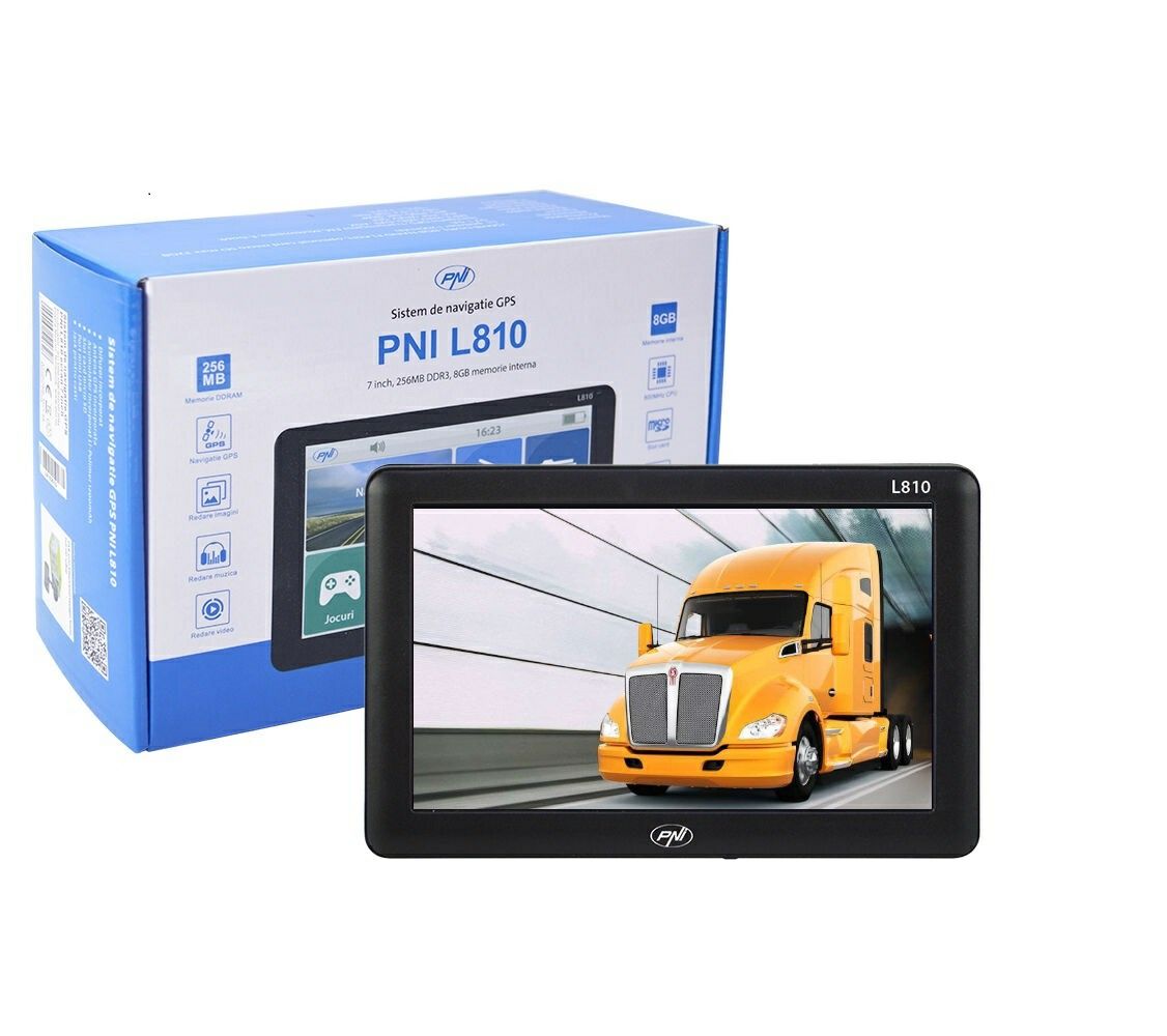 GPS pni 7" -program camion-harti toata europa, garantie 2 ani