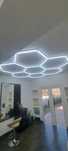 Tavan led 7 hexagoane honeycomb led - rece sau neutru 250 x 240cm