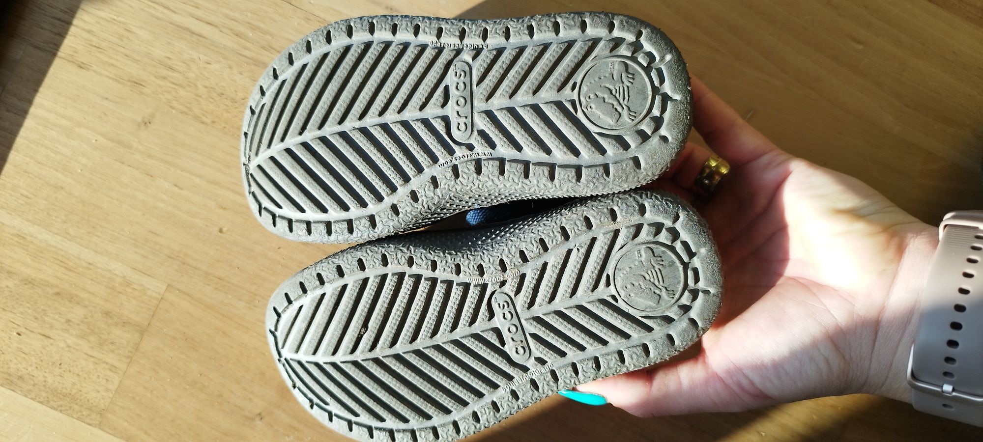 Papuci/adidași Crocs piele c10 sau 26
