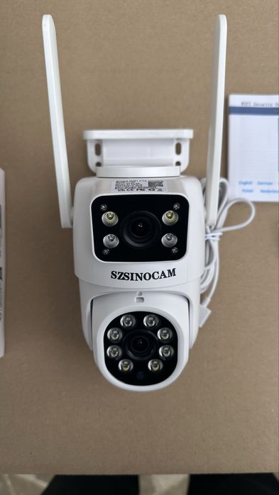 Двойна WiFi Камера 8МП Въртяща се 360 O-Kam