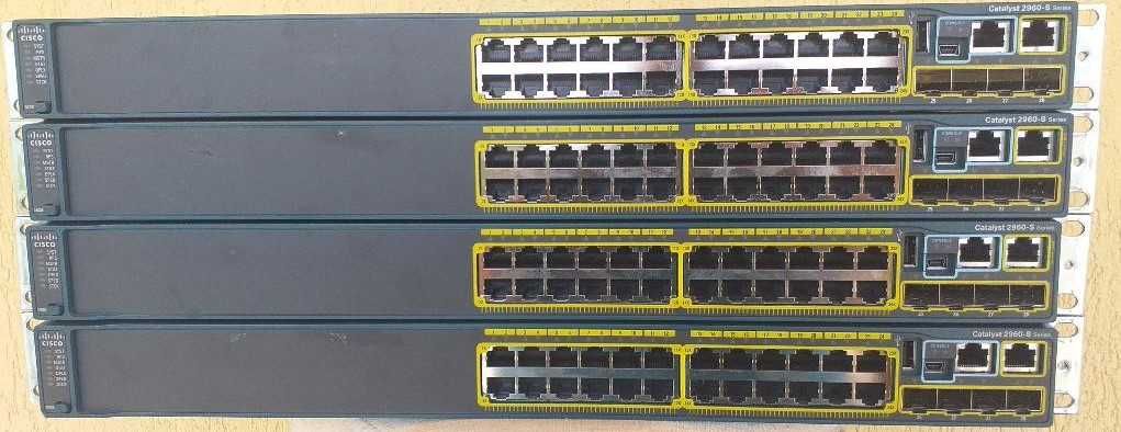 24 Port Gigabit Switch Cisco WS-C2960S-24TS-L managed layer2