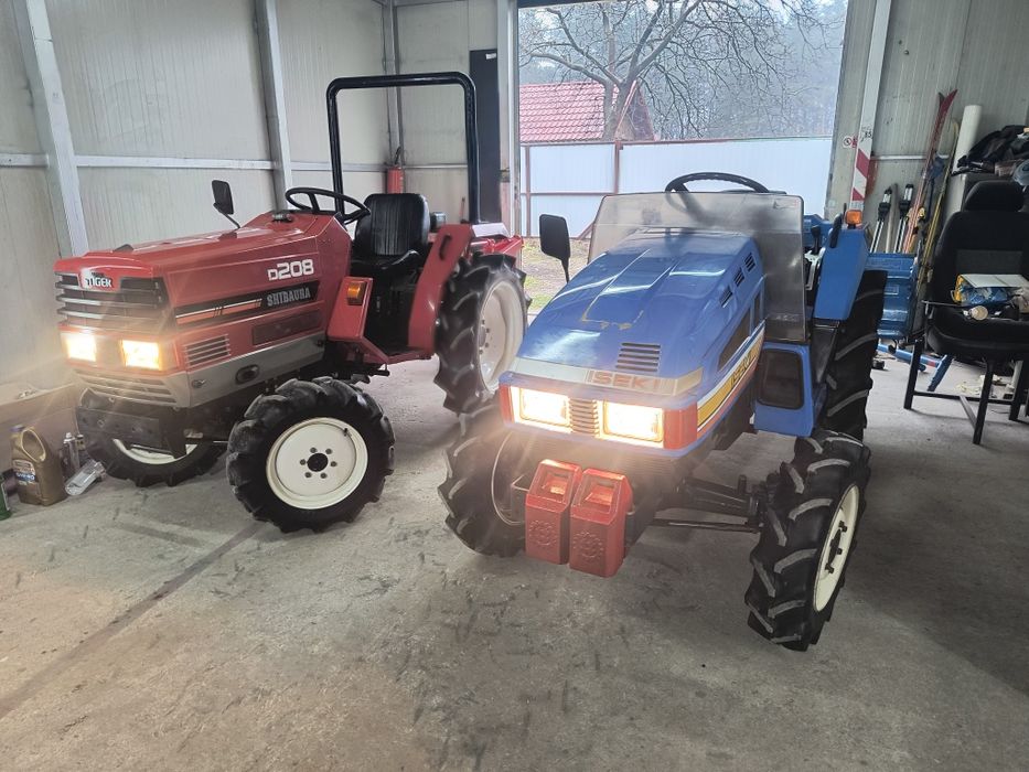 Tractor Shibaura Iseki Yanmar 4x4 Freză și Remrocă