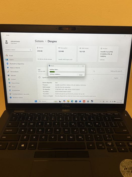 Laptop DELL Latitude 5400 - i5, 16 GB RAM, SSD 256GB