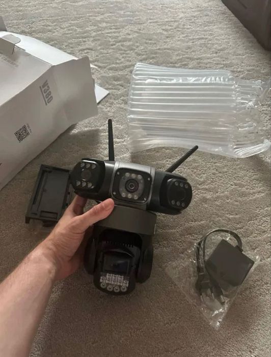 Camera video WI FI cu 3 camere NOUA