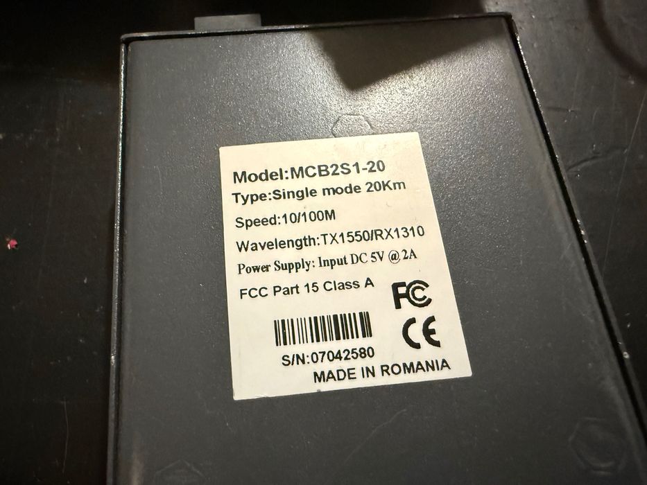 Media Convertor  / Media Convertoare / Rack Media Convertoare