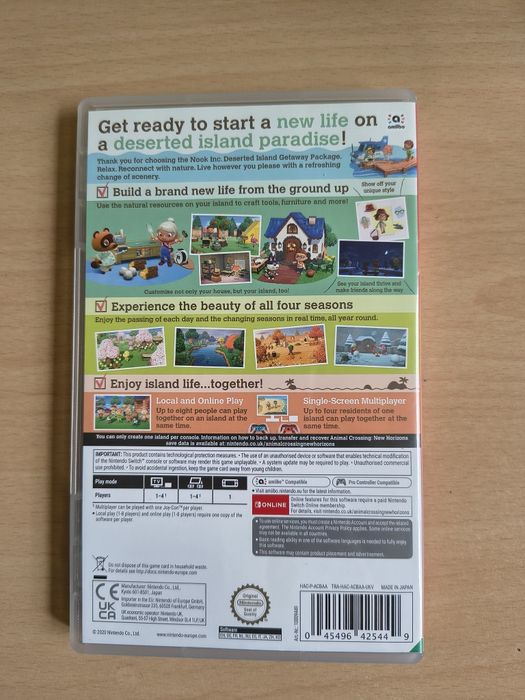 Animal Crossing New Horizons Nintendo Switch