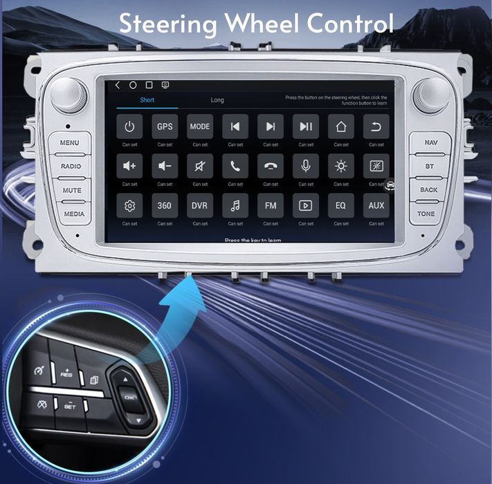 Navigație Android pt. FORD  Focus, Mondeo,Kuga,S-Max,C-Max(2008-2011)