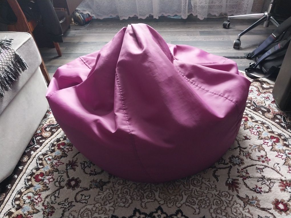 Пуфик-кресло фиолетовый