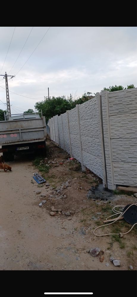 Gard beton armat! 160 lei/ ml