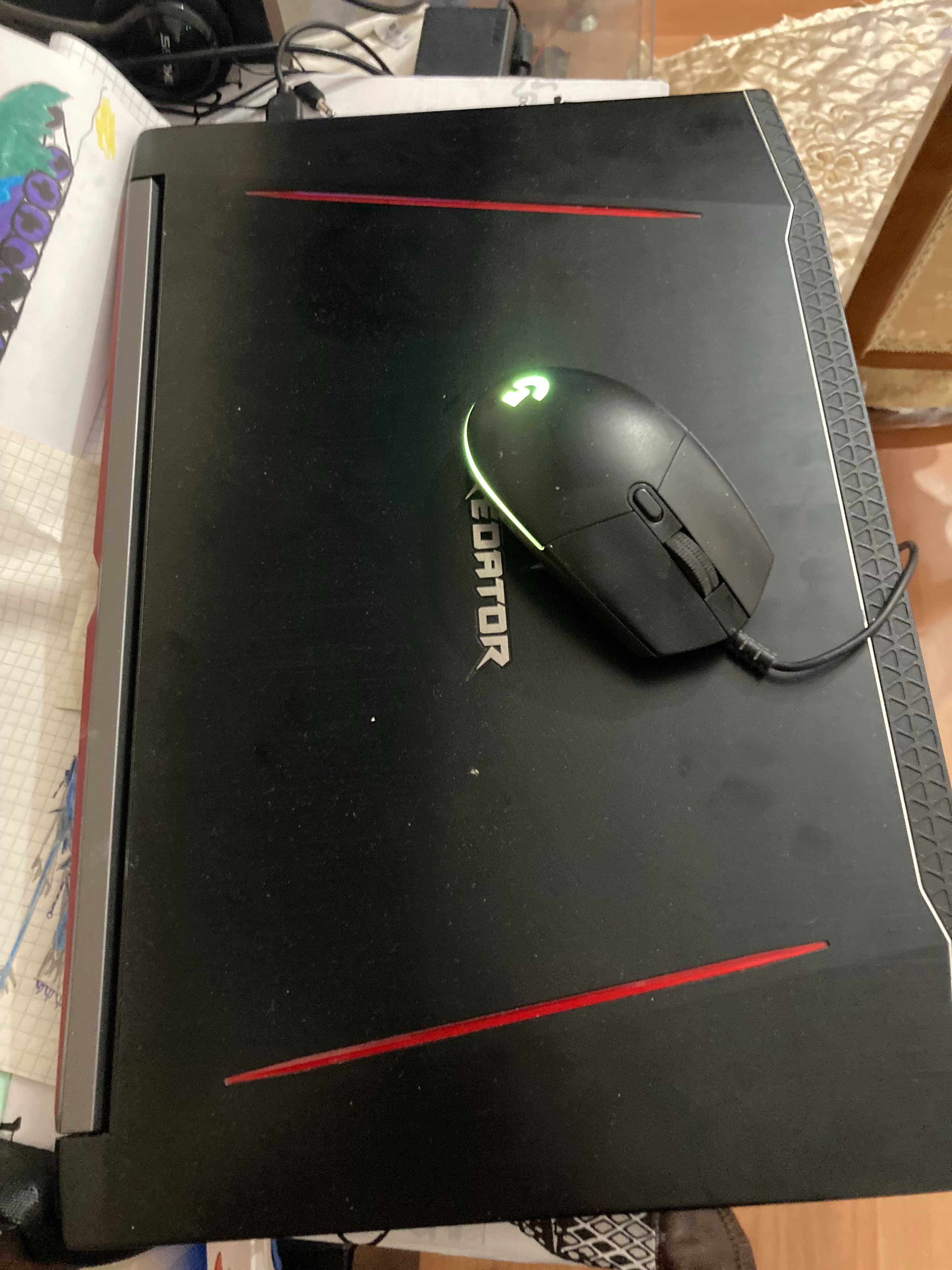 Продам ноутбук на core i7 7700hq+gtx1050ti 4gb ddr5 .Обмен монитор 34.