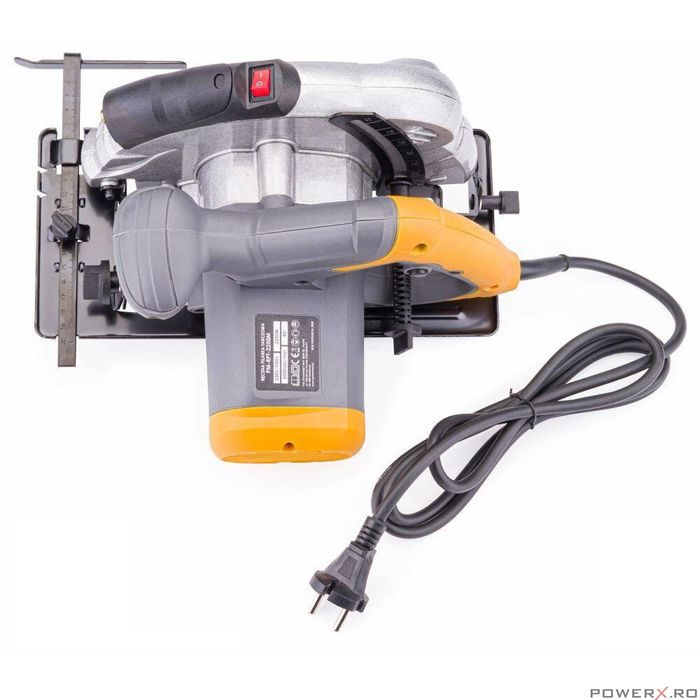 Fierastrau circular de mana cu laser pentru lemn, 2250 W, Powermat